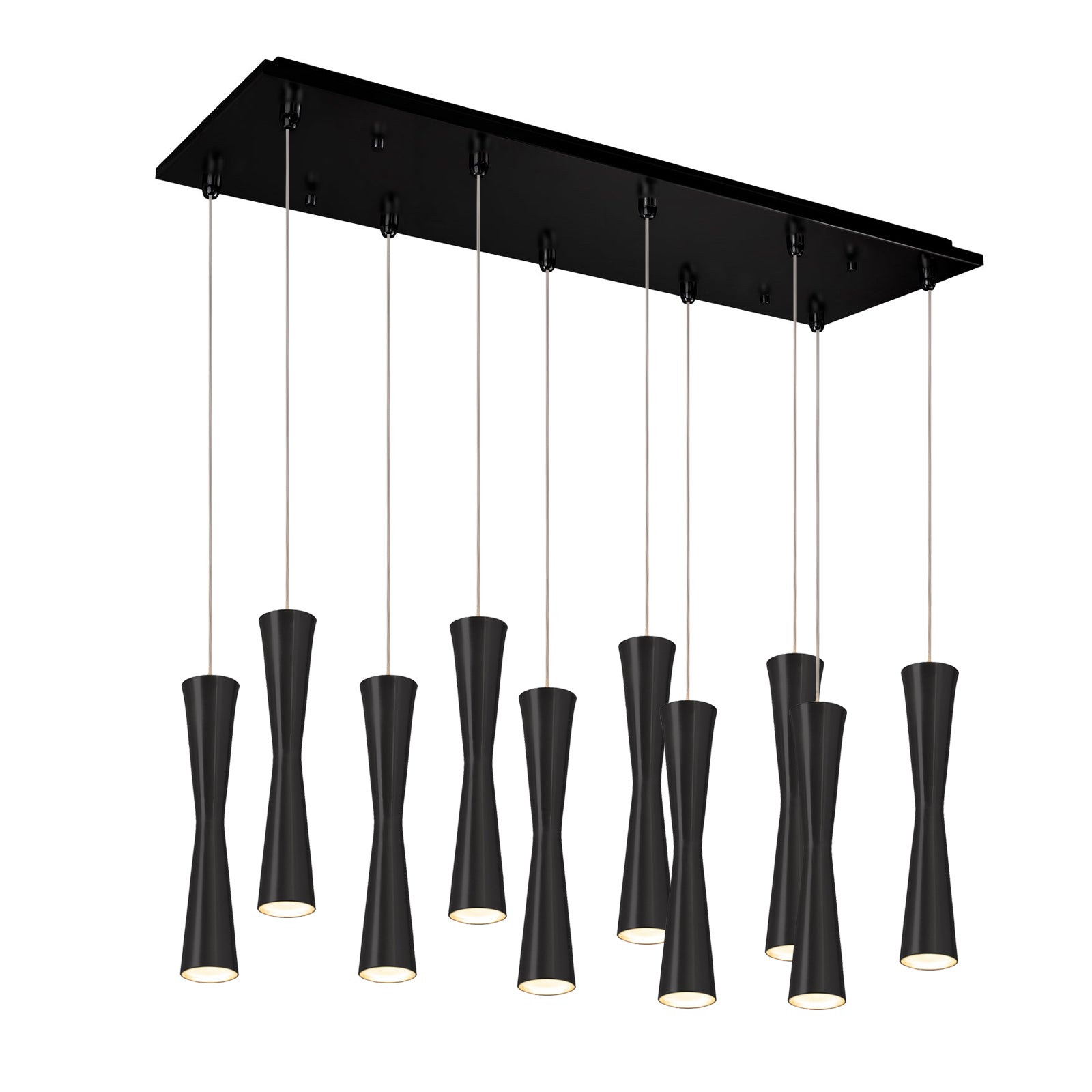 Kuzco Robson black multi-pendant MP42502BK-10
