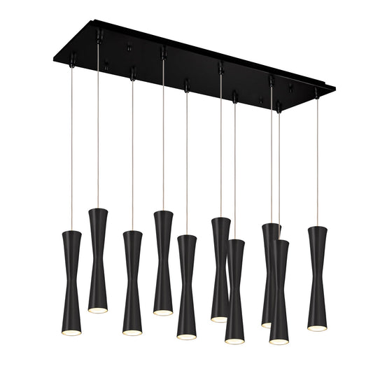 Kuzco Robson black multi-pendant MP42502BK-10