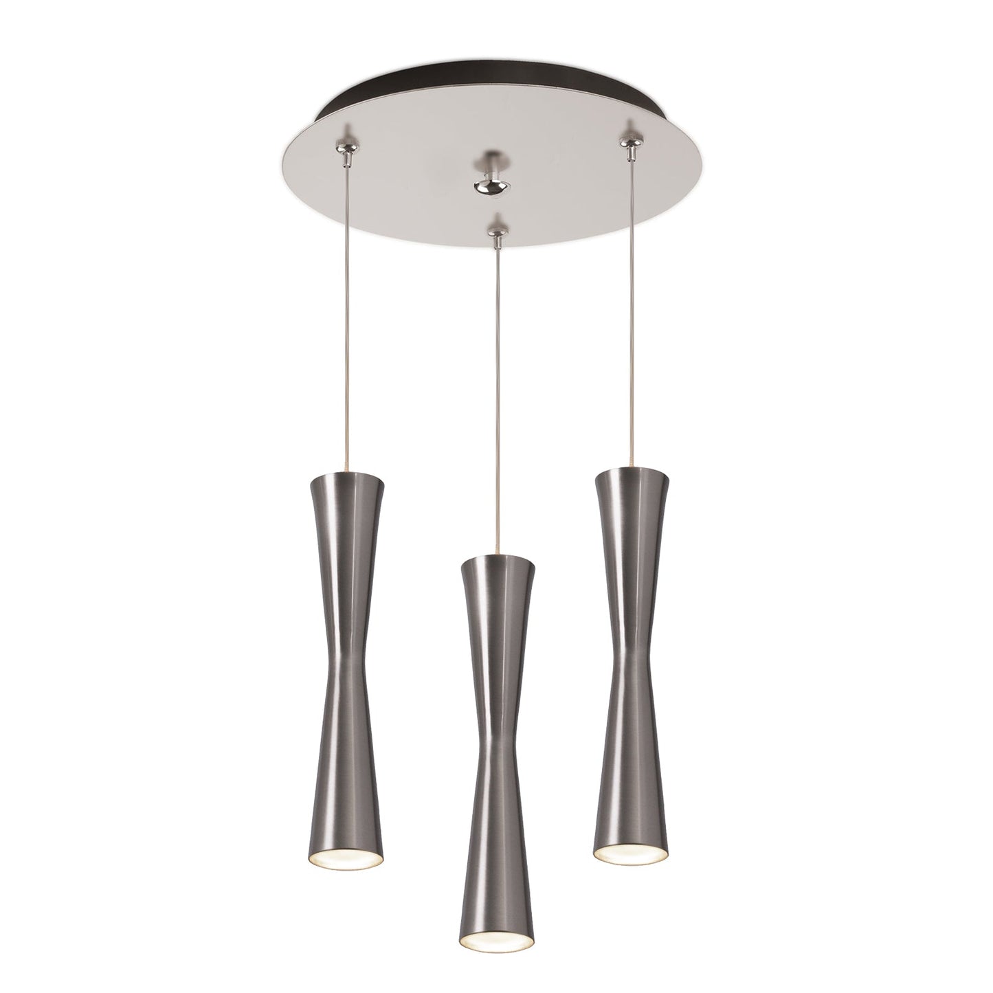 Kuzco Robson brushed nickel multi-pendant MP42502BN-03