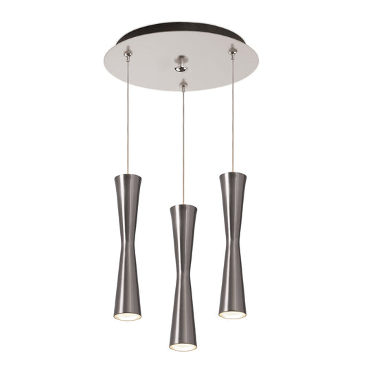 Kuzco Robson brushed nickel multi-pendant MP42502BN-03