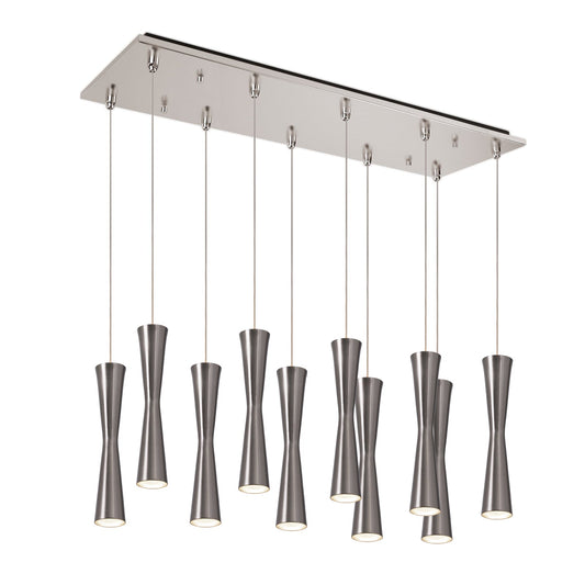 Kuzco Robson brushed nickel multi-pendant MP42502BN-10