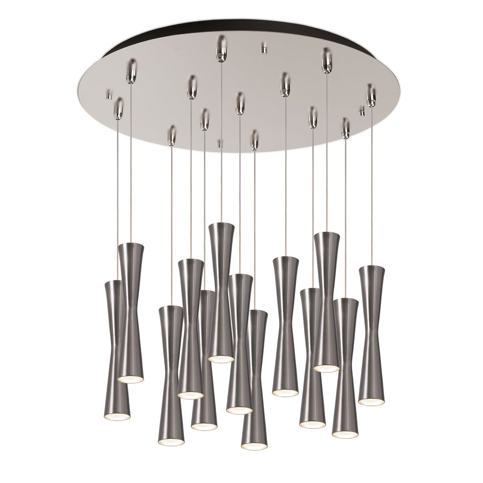 Kuzco Robson brushed nickel multi-pendant MP42502BN-13