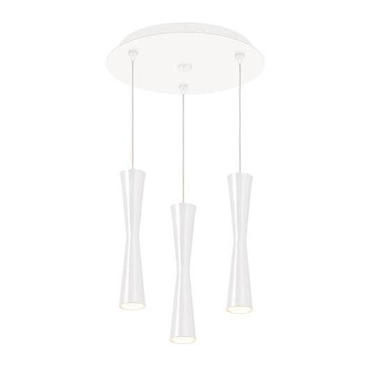 Kuzco Robson white multi-pendant MP42502WH-03