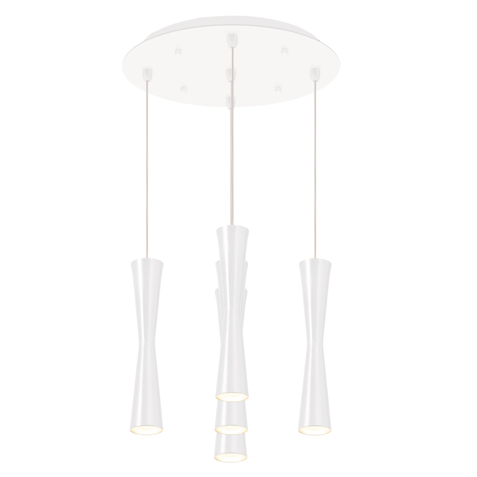 Kuzco Robson white multi-pendant MP42502WH-05