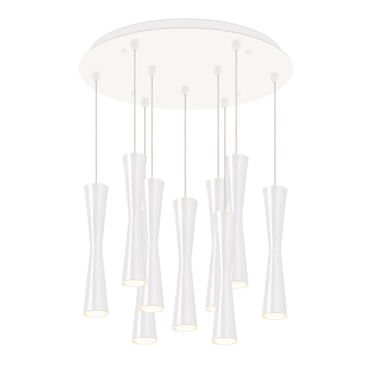 Kuzco Robson white multi-pendant MP42502WH-09