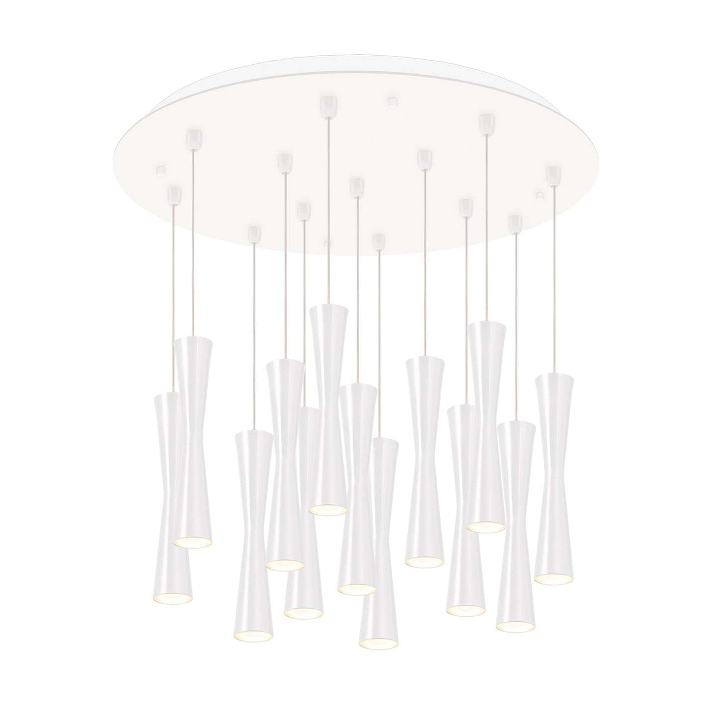 Kuzco Robson white multi-pendant MP42502WH-13