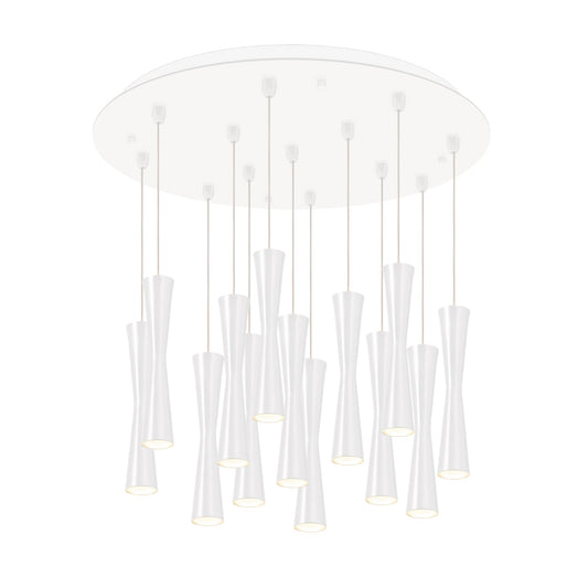 Kuzco Robson white multi-pendant MP42502WH-13