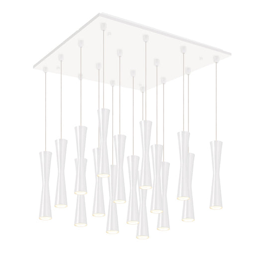 Kuzco Robson white multi-pendant MP42502WH-16