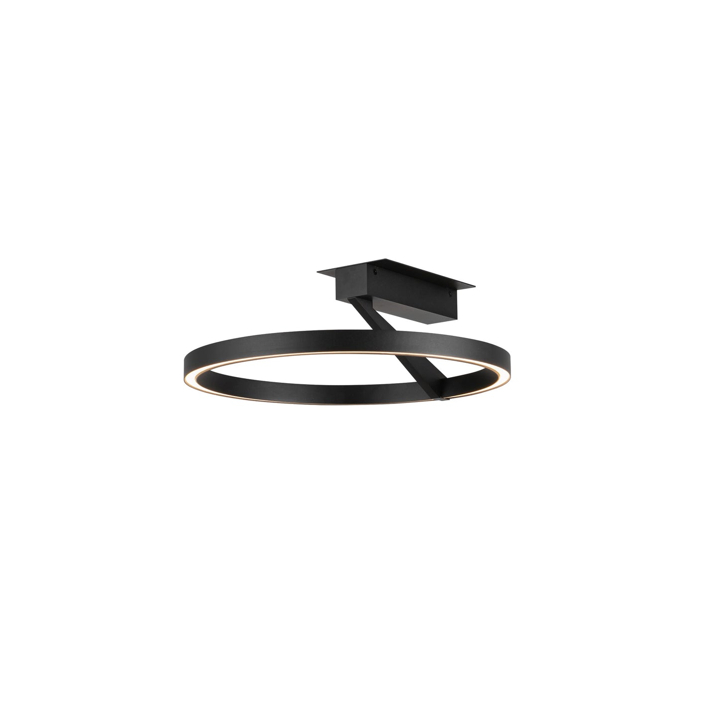 Kuzco Roda black [universal voltage and 3 selectable color temperatures] semi-flush mount SF27716-BK-3WCCT-UNV