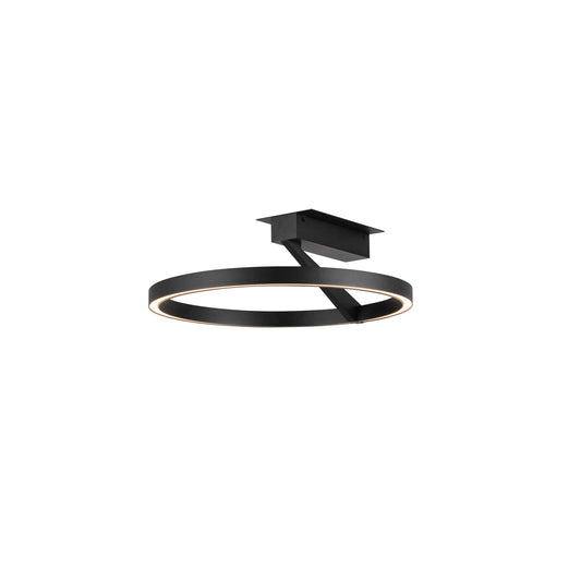 Kuzco Roda black [universal voltage and 3 selectable color temperatures] semi-flush mount SF27716-BK-3WCCT-UNV