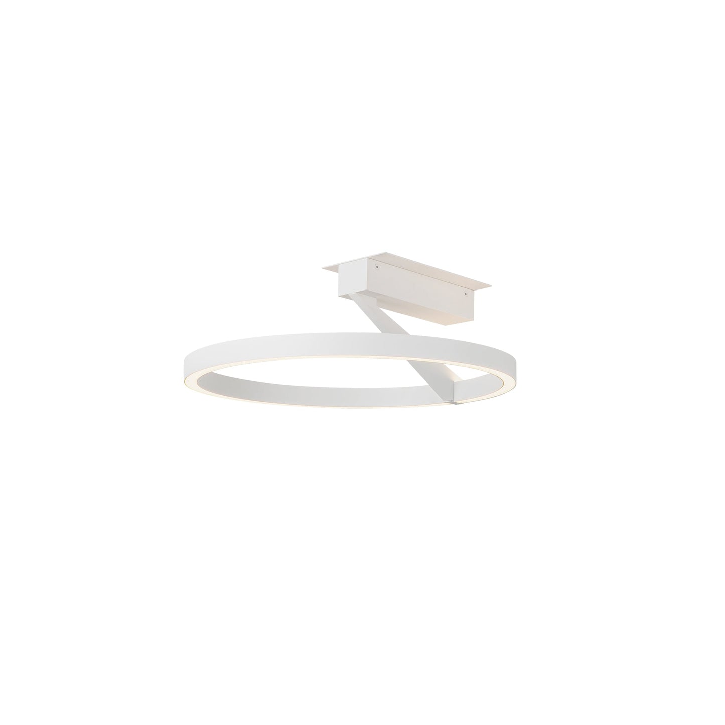 Kuzco Roda white [universal voltage and 3 selectable color temperatures] semi-flush mount SF27716-WH-3WCCT-UNV