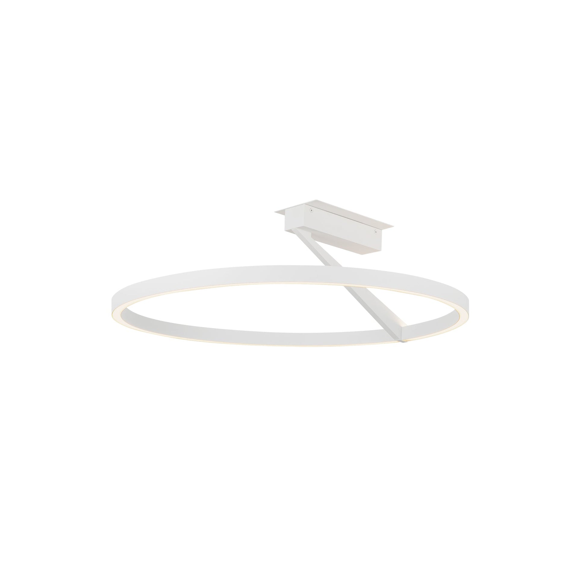 Kuzco Roda white [universal voltage and 3 selectable color temperatures] semi-flush mount SF27724-WH-3WCCT-UNV