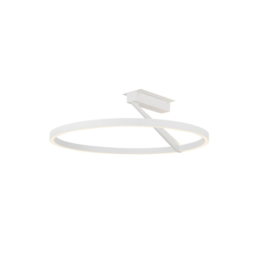 Kuzco Roda white [universal voltage and 3 selectable color temperatures] semi-flush mount SF27724-WH-3WCCT-UNV