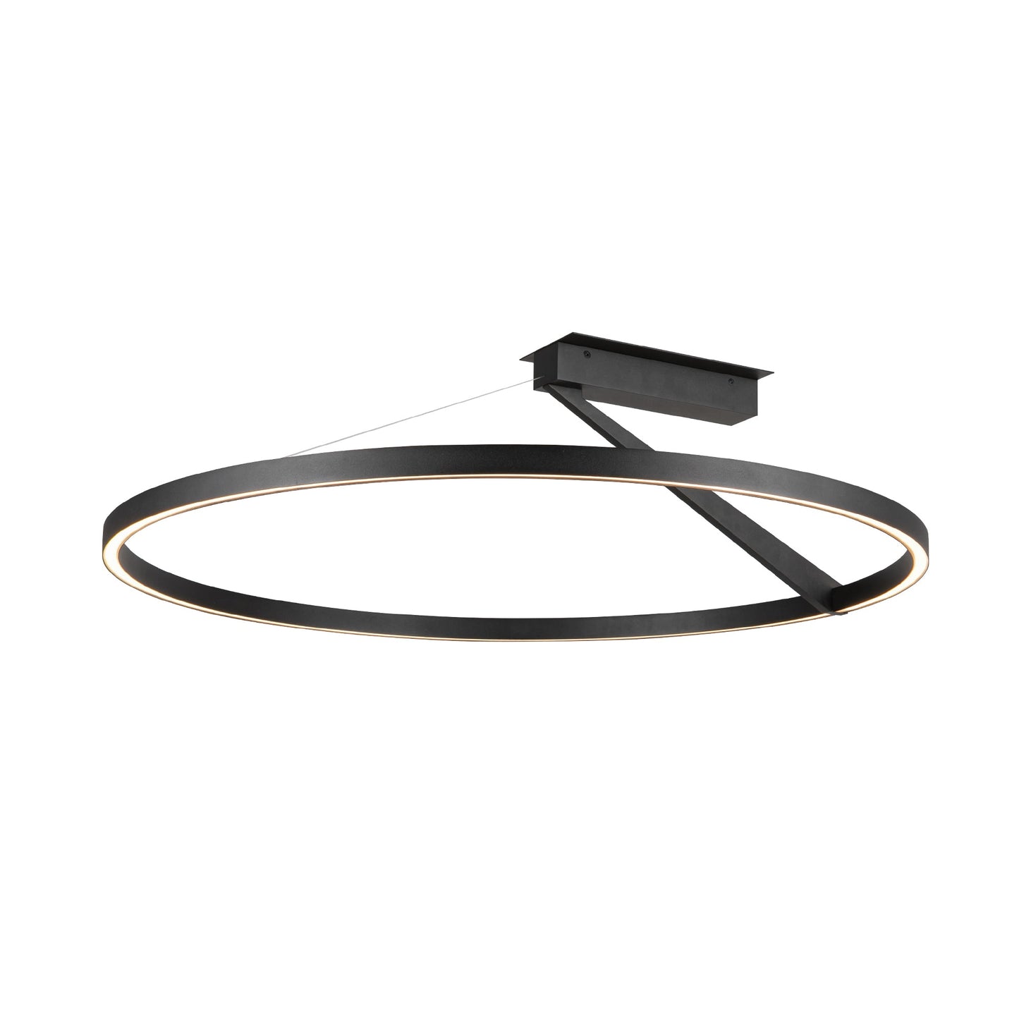 Kuzco Roda black [universal voltage and 3 selectable color temperatures] semi-flush mount SF27731-BK-3WCCT-UNV
