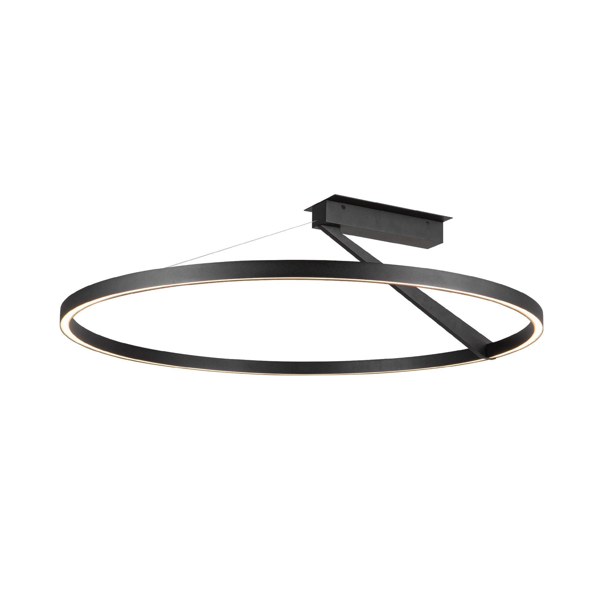 Kuzco Roda black [universal voltage and 3 selectable color temperatures] semi-flush mount SF27731-BK-3WCCT-UNV