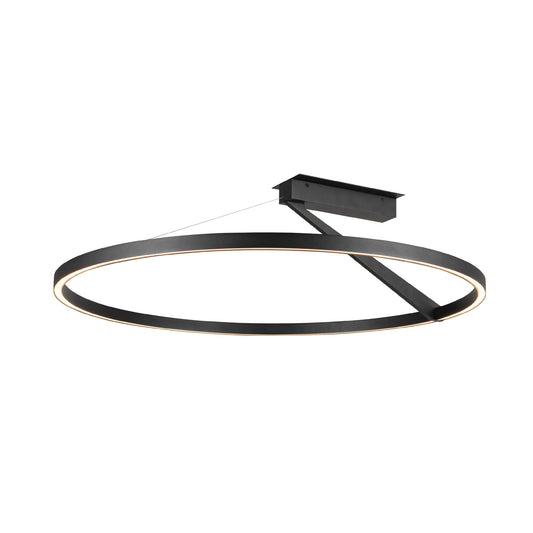 Kuzco Roda black [universal voltage and 3 selectable color temperatures] semi-flush mount SF27731-BK-3WCCT-UNV
