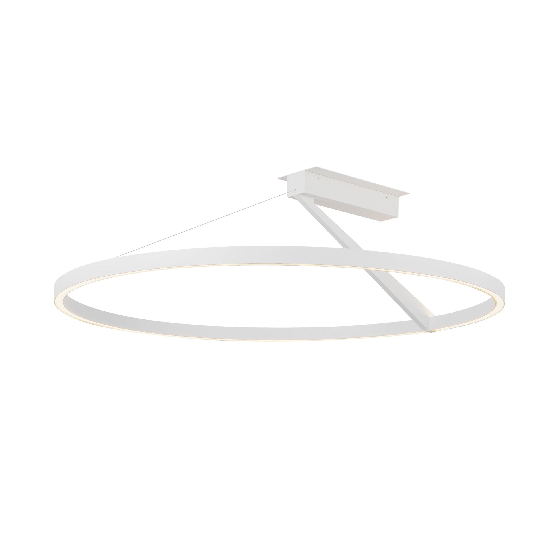 Kuzco Roda white [universal voltage and 3 selectable color temperatures] semi-flush mount SF27731-WH-3WCCT-UNV
