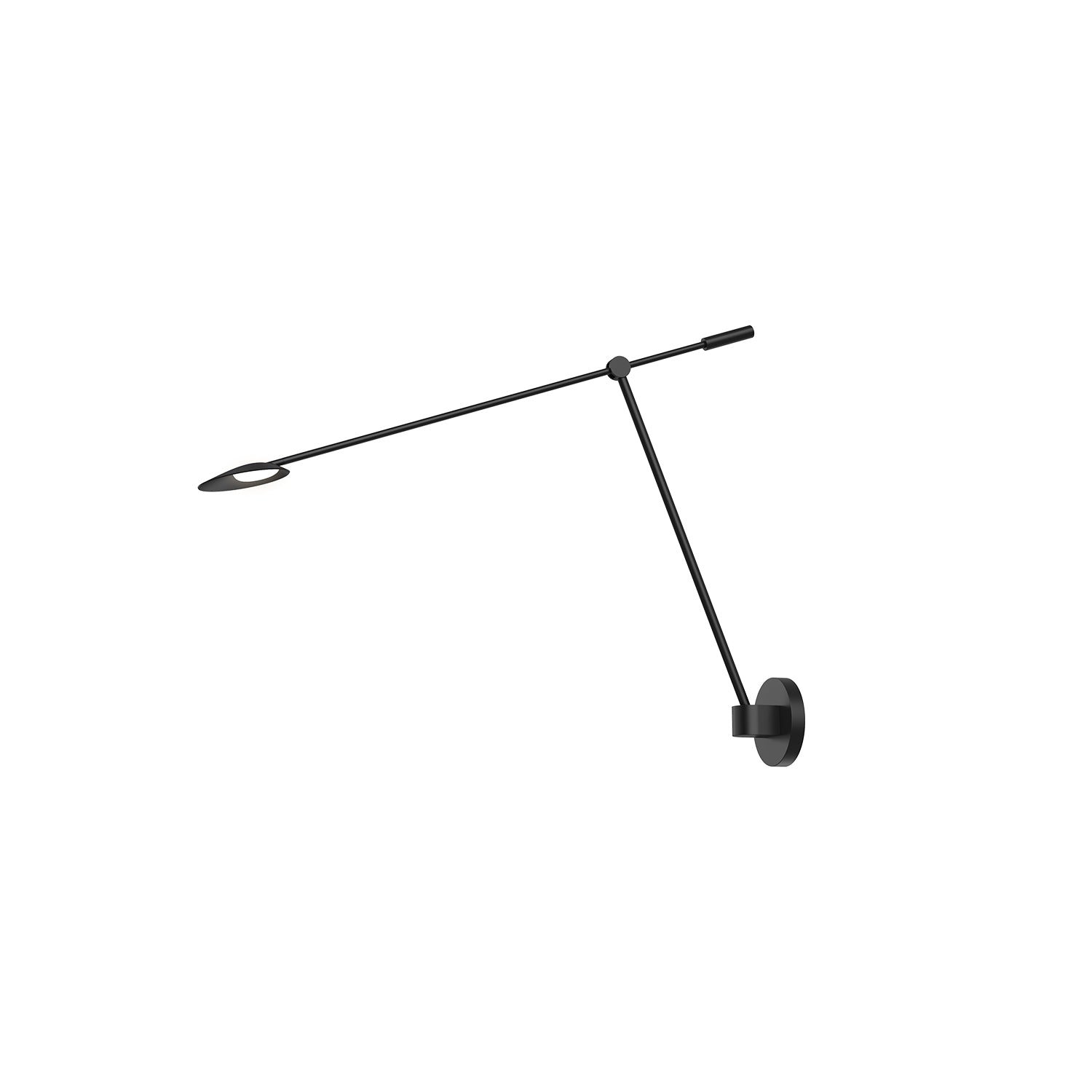 Kuzco Rotaire black wall sconce WS90101-BK
