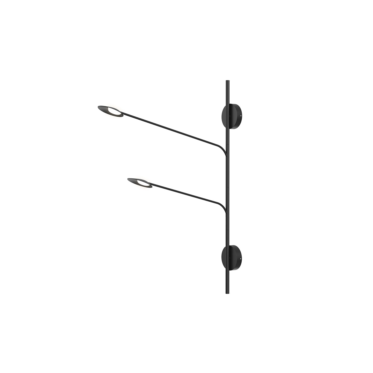 Kuzco Rotaire black wall sconce WS90102-BK