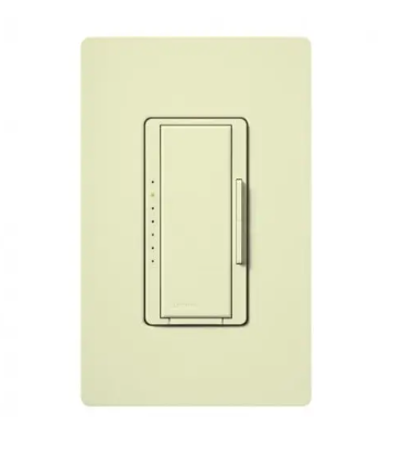 Lutron Maestro dimmer switch in Almond