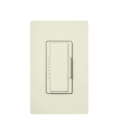 Lutron Maestro dimmer switch in Biscuit