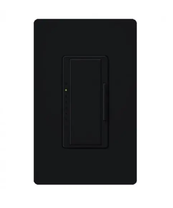 Lutron Maestro dimmer switch in Black