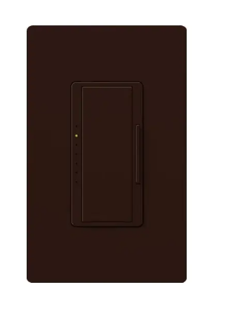 Lutron Maestro dimmer switch in Brown