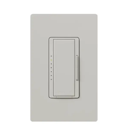 Lutron Maestro dimmer switch in Palladium