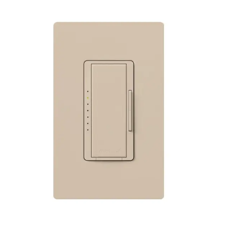 Lutron Maestro dimmer switch in Taupe