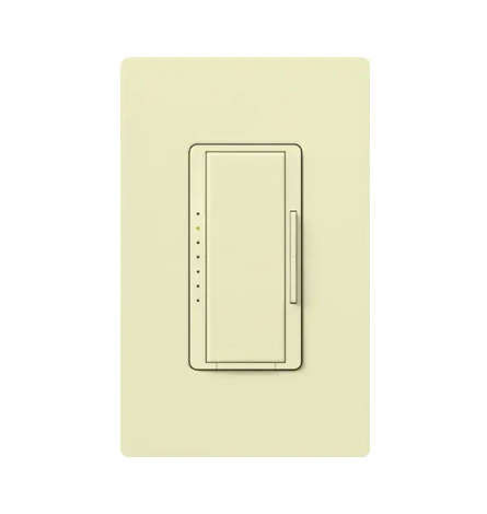 Lutron Maestro 3-wire dimmer switch in Almond
