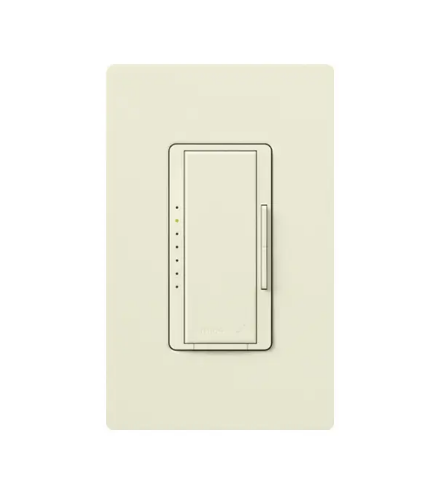 Lutron Maestro 3-wire dimmer switch in Biscuit