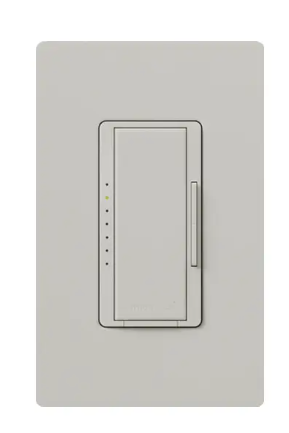 Lutron Maestro 3-wire dimmer switch in Palladium