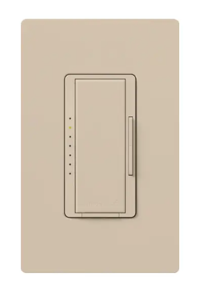 Lutron Maestro 3-wire dimmer switch in Taupe