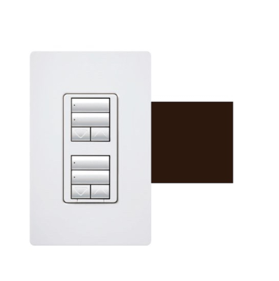 Lutron seeTouch keypad in Black