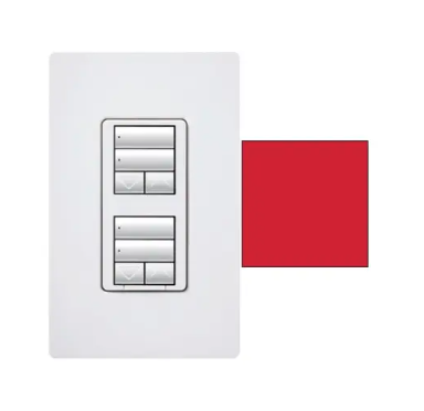 Lutron seeTouch keypad in Hot