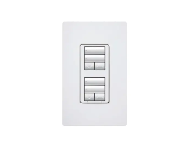 Lutron seeTouch keypad in Gray