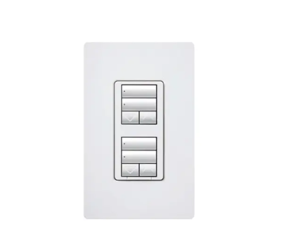Lutron seeTouch keypad in White