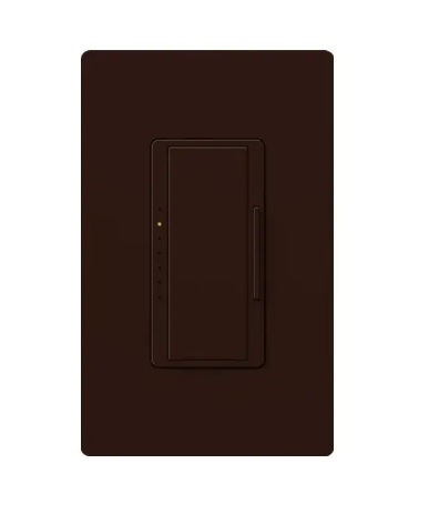 Lutron Maestro LED+ dimmer switch in Brown