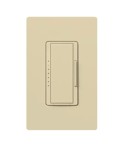 Lutron Maestro LED+ dimmer switch in Ivory