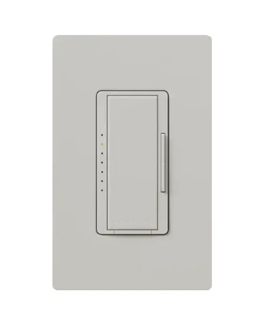 Lutron Maestro LED+ dimmer switch in Palladium