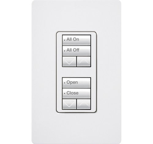 Lutron seeTouch keypad in White