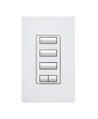 Lutron seeTouch 3-button keypad in White