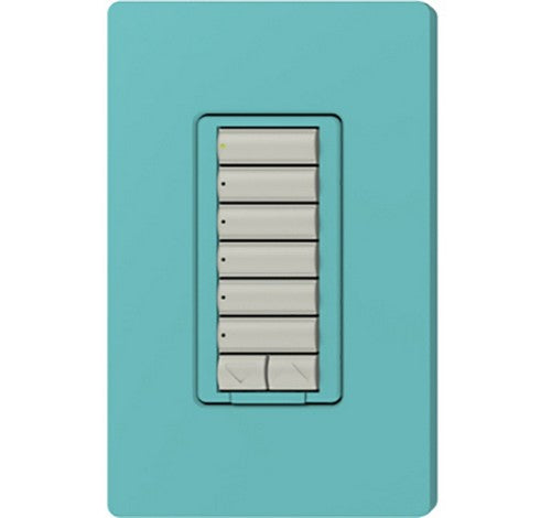 Lutron seeTouch 6-button keypad in Black