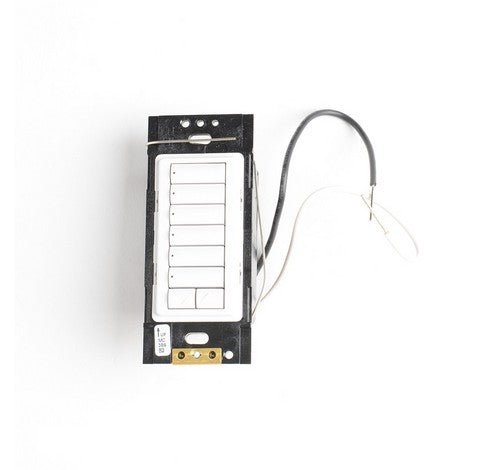 Lutron seeTouch 6-button keypad in White