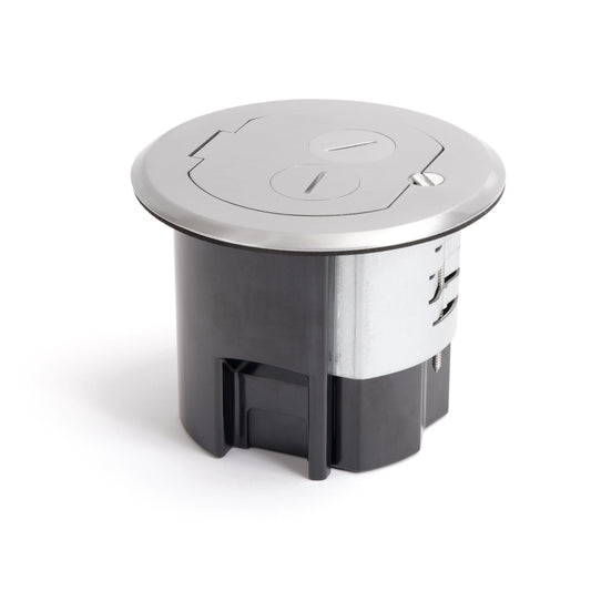 Lew Electric RRFB-A Aluminum recessed floor box