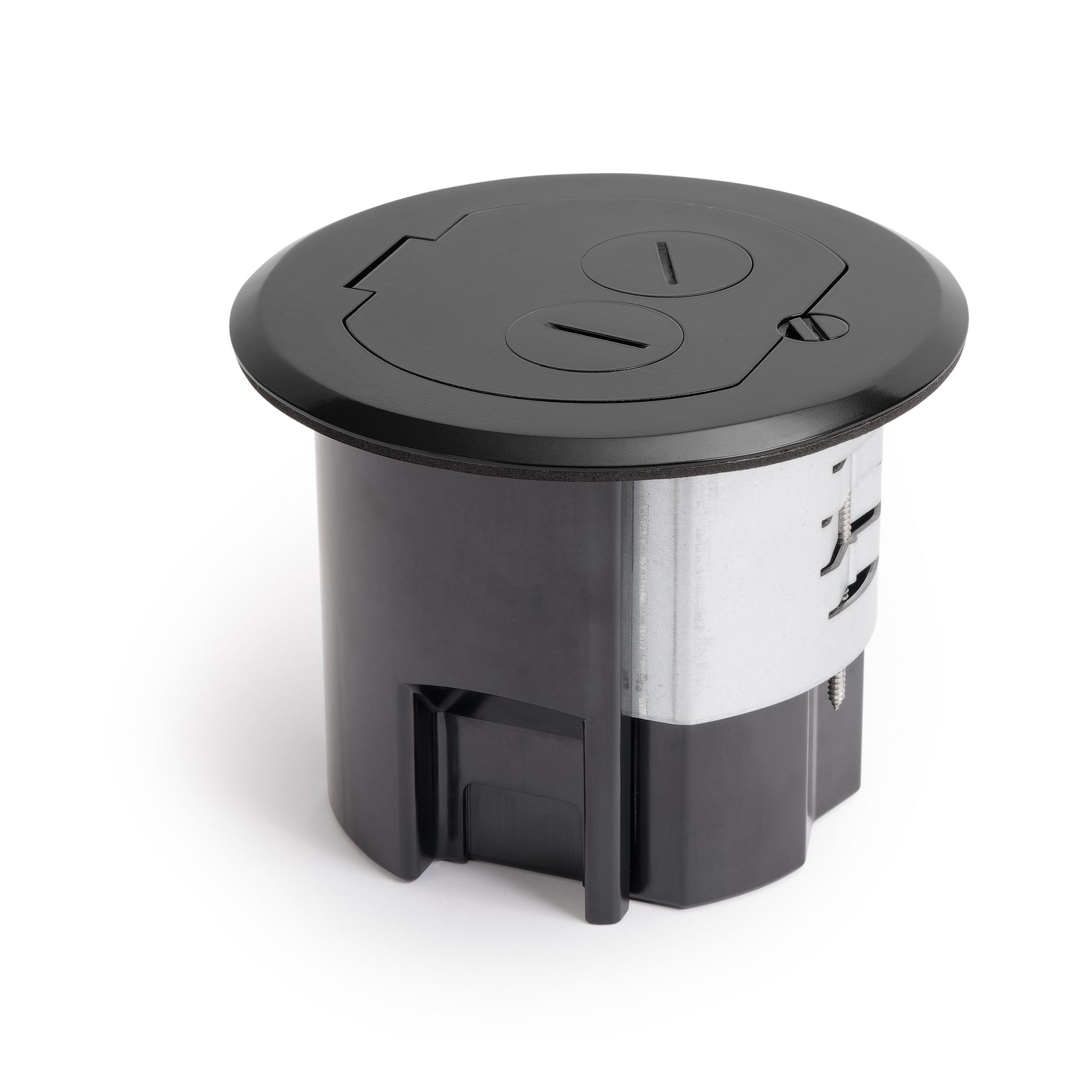 Lew Electric RRFB-MB Black recessed floor box