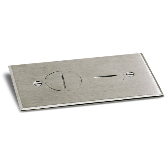 Lew Electric RRP-2-NSR Nickel floor box cover