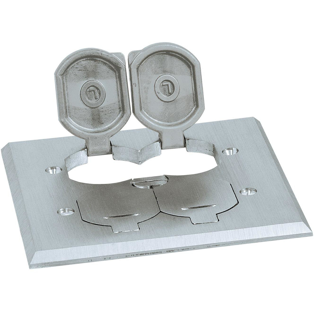 Lew Electric RRP-4-AP-LR Aluminum floor box cover