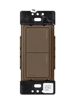 Lutron Sunnata Sunnata 2-button keypad in Espresso