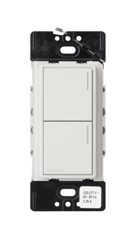Lutron Sunnata Sunnata 2-button keypad in Lunar Gray